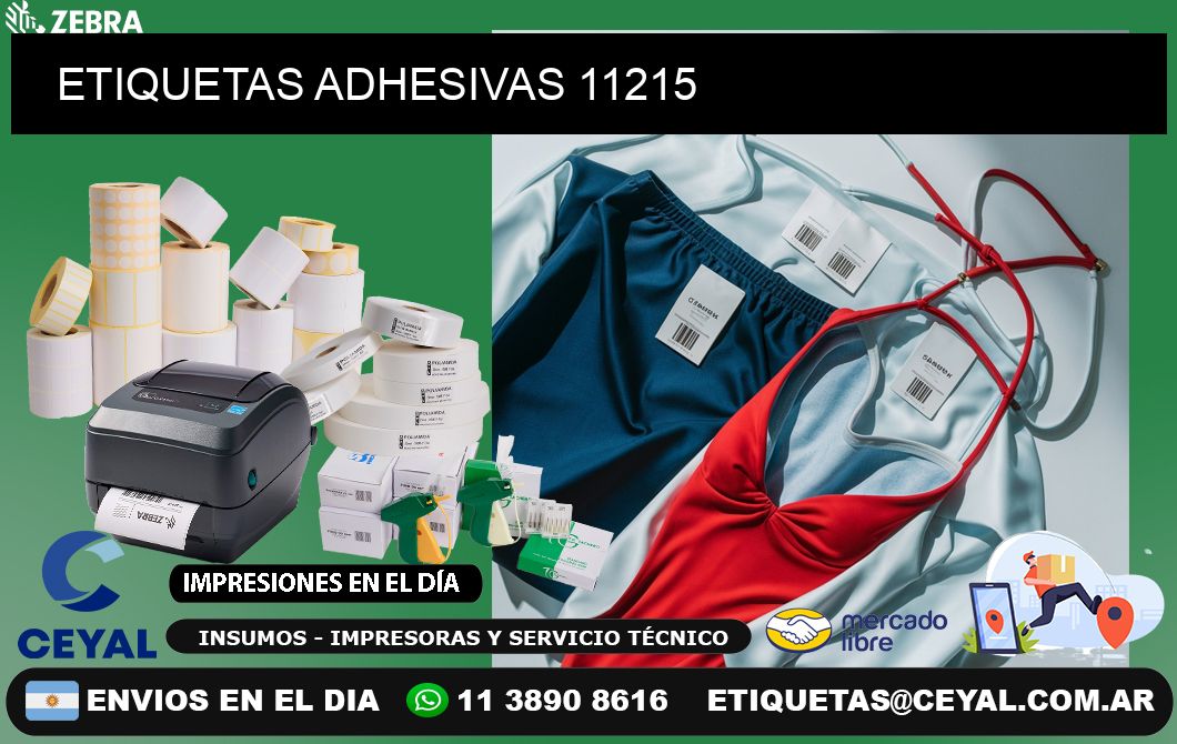 ETIQUETAS ADHESIVAS 11215