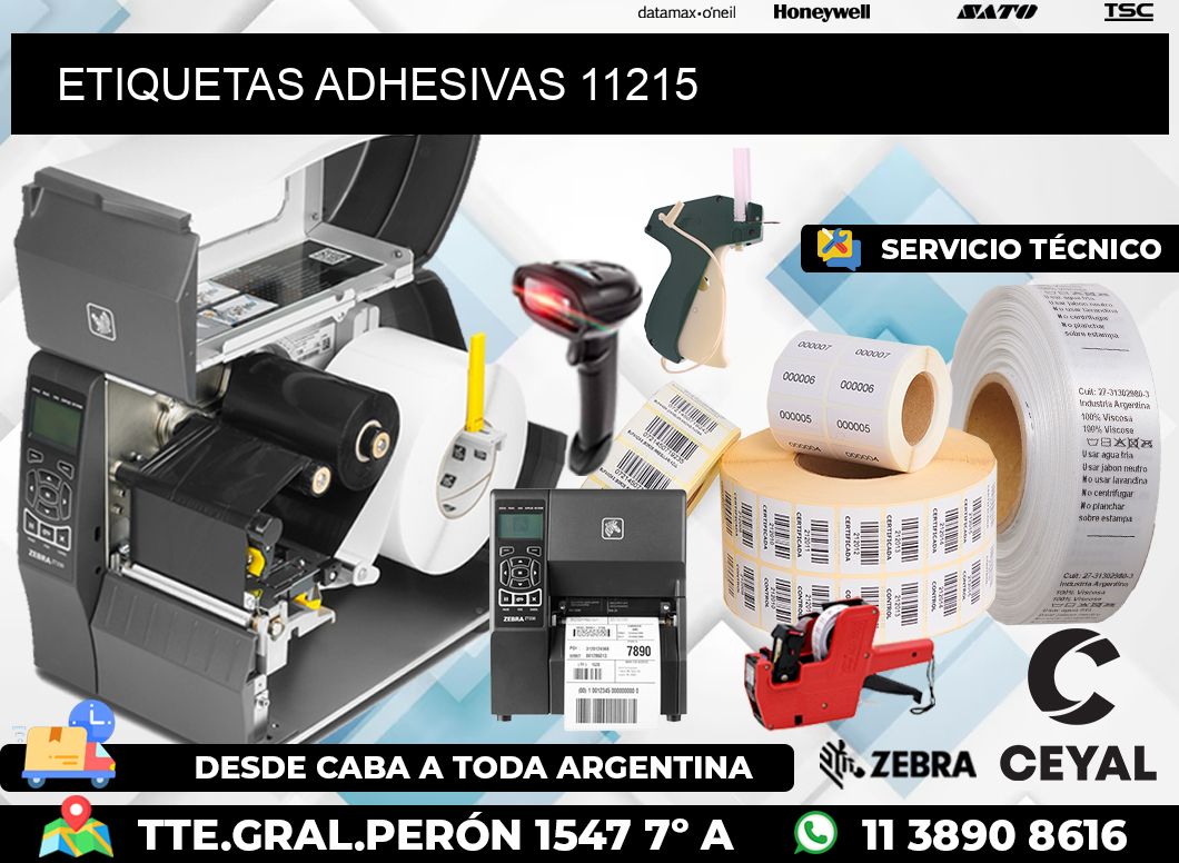 ETIQUETAS ADHESIVAS 11215