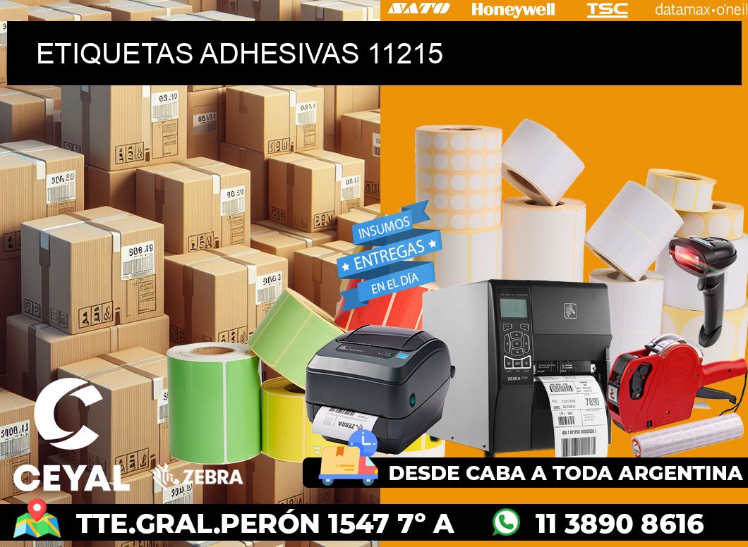 ETIQUETAS ADHESIVAS 11215