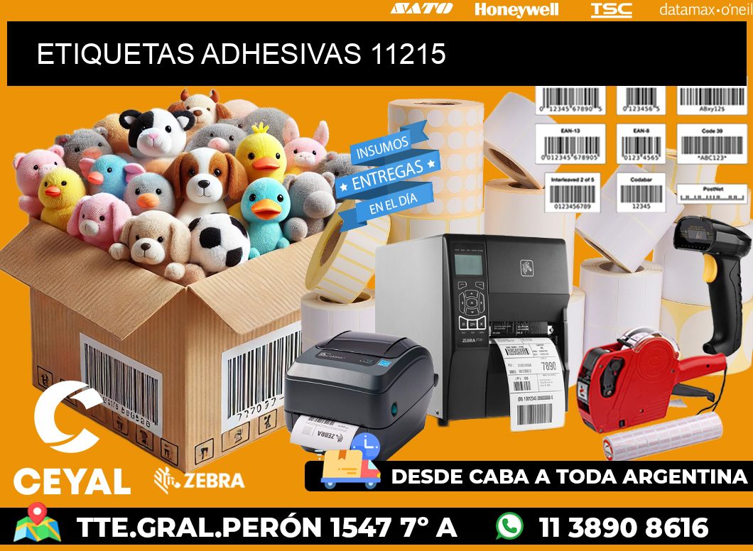 ETIQUETAS ADHESIVAS 11215