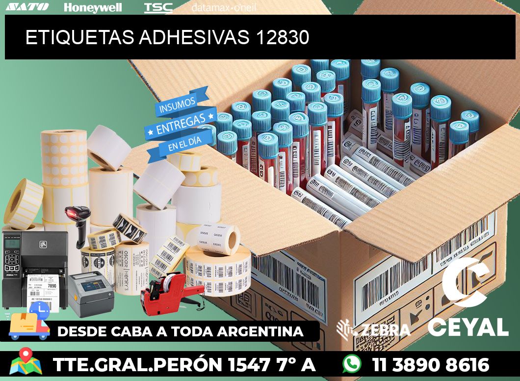 ETIQUETAS ADHESIVAS 12830