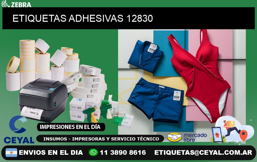 ETIQUETAS ADHESIVAS 12830