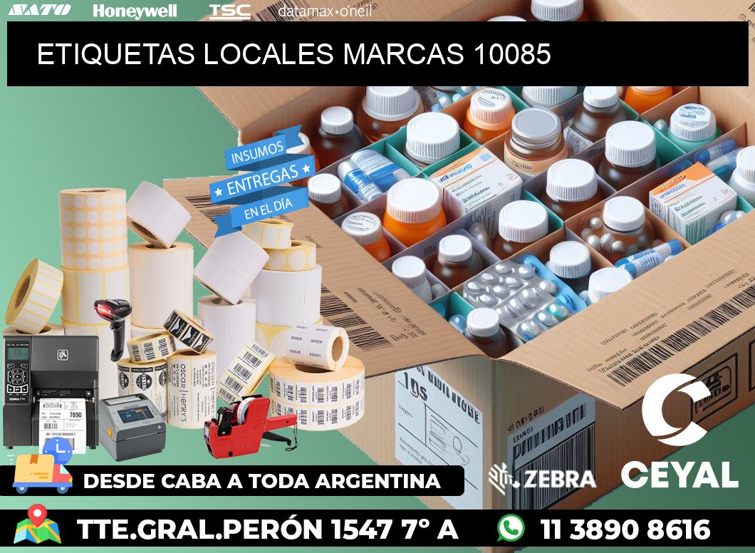 ETIQUETAS LOCALES MARCAS 10085