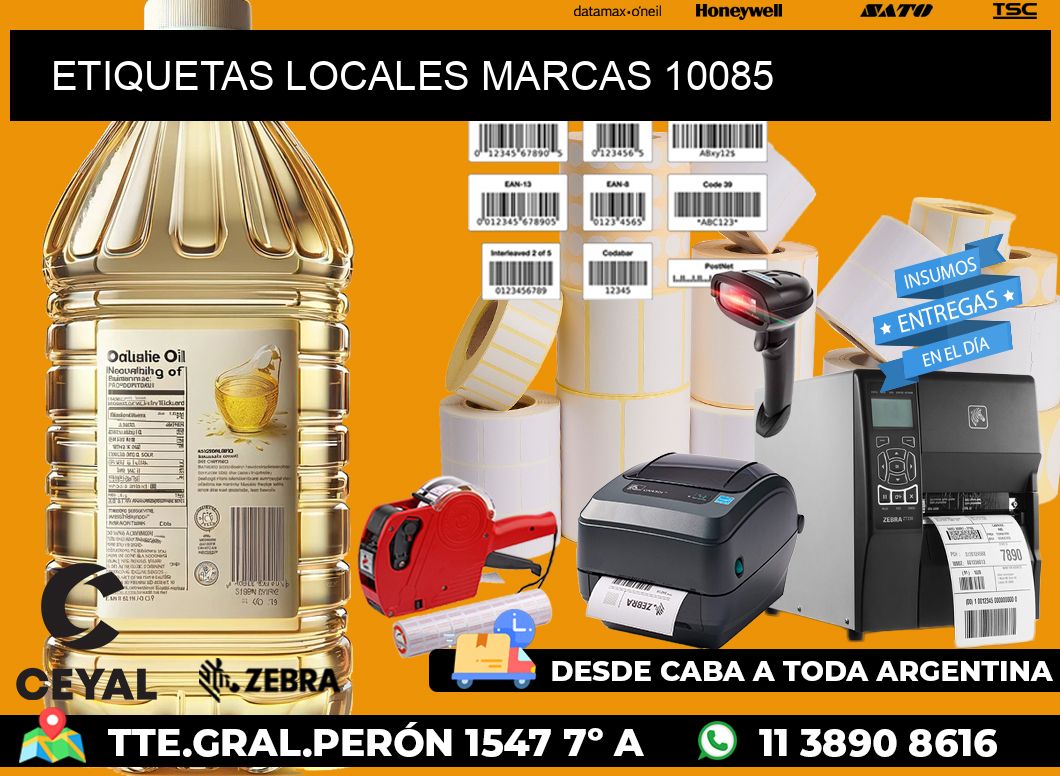 ETIQUETAS LOCALES MARCAS 10085