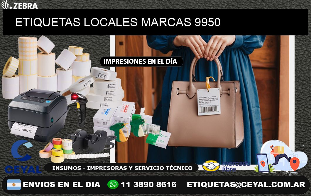 ETIQUETAS LOCALES MARCAS 9950