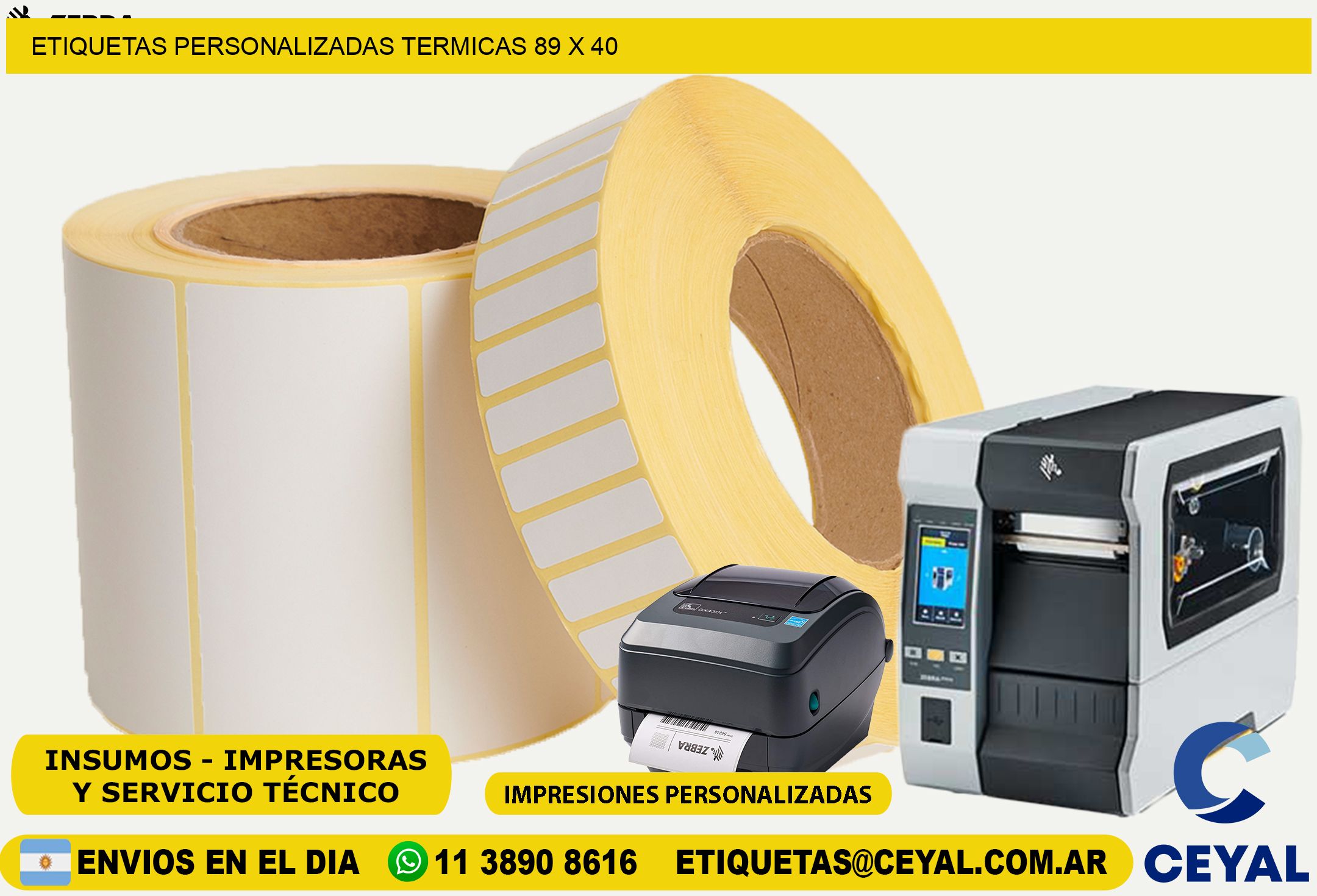 ETIQUETAS PERSONALIZADAS TERMICAS 89 x 40