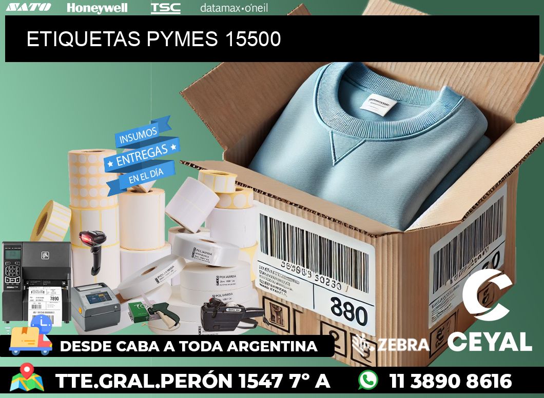 ETIQUETAS PYMES 15500