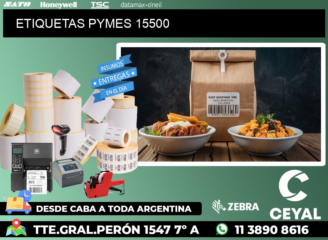ETIQUETAS PYMES 15500