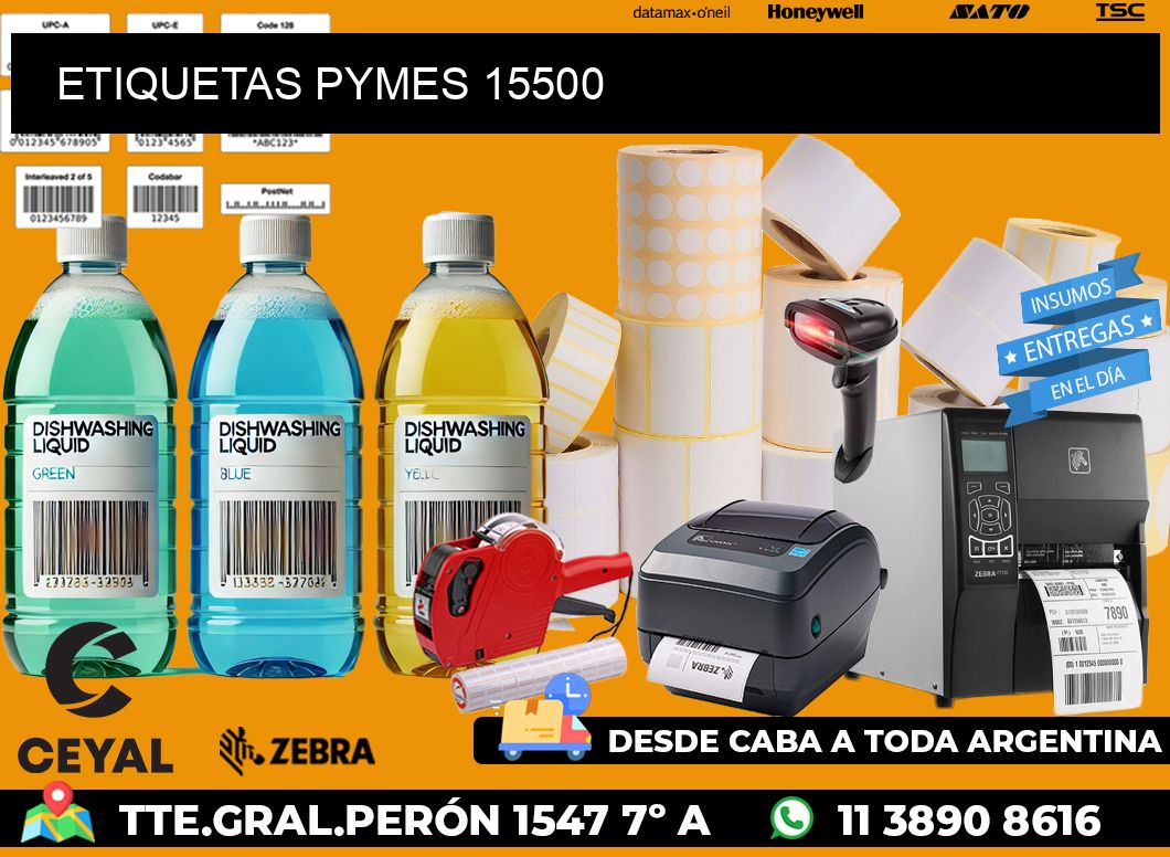 ETIQUETAS PYMES 15500