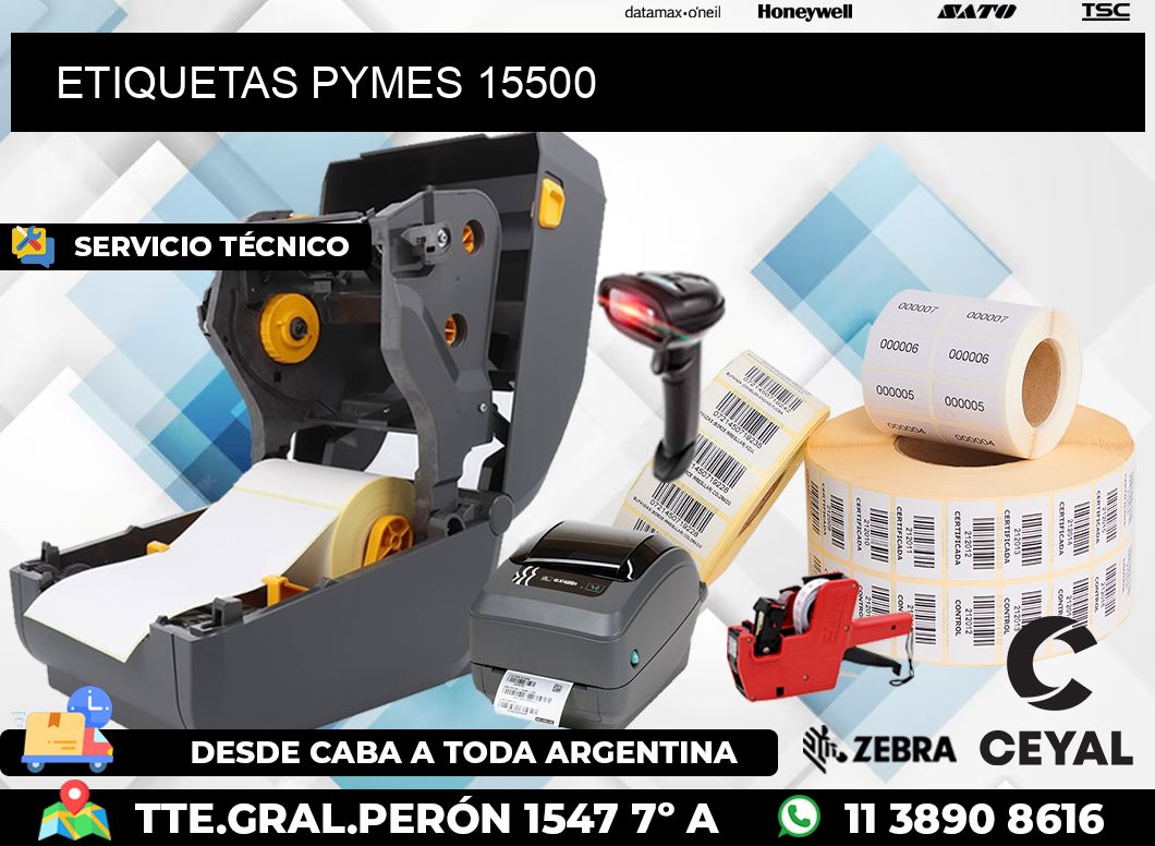 ETIQUETAS PYMES 15500