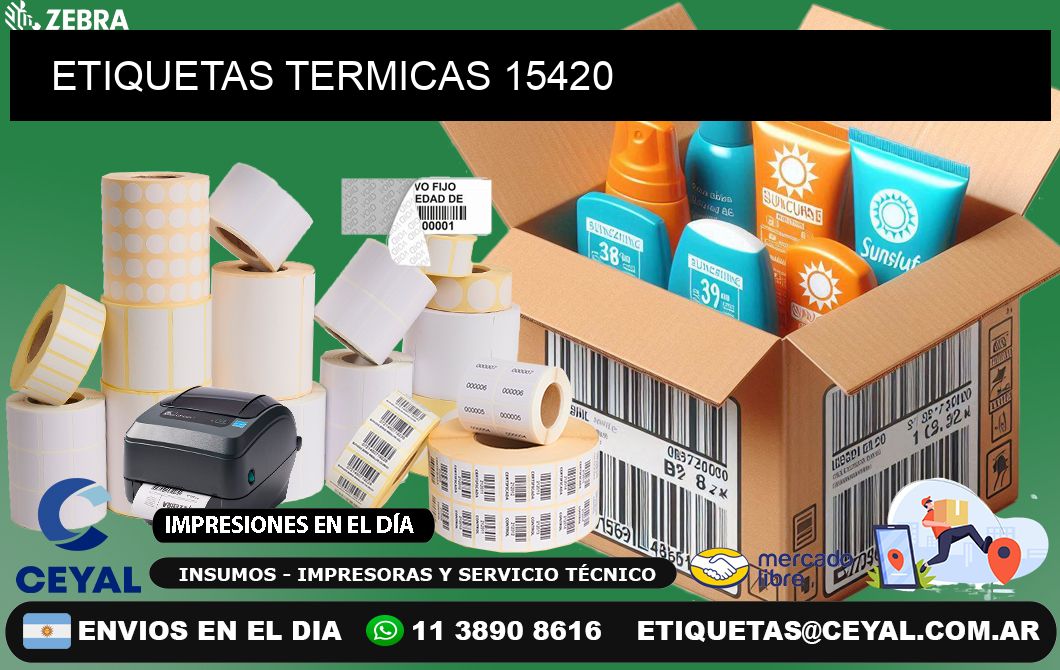 ETIQUETAS TERMICAS 15420