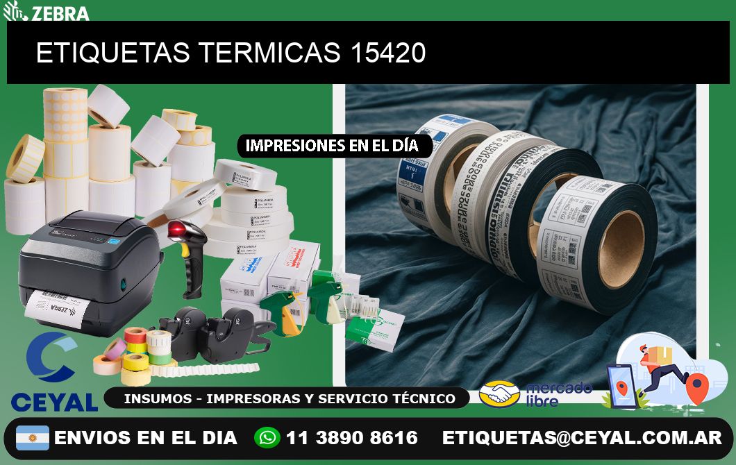 ETIQUETAS TERMICAS 15420