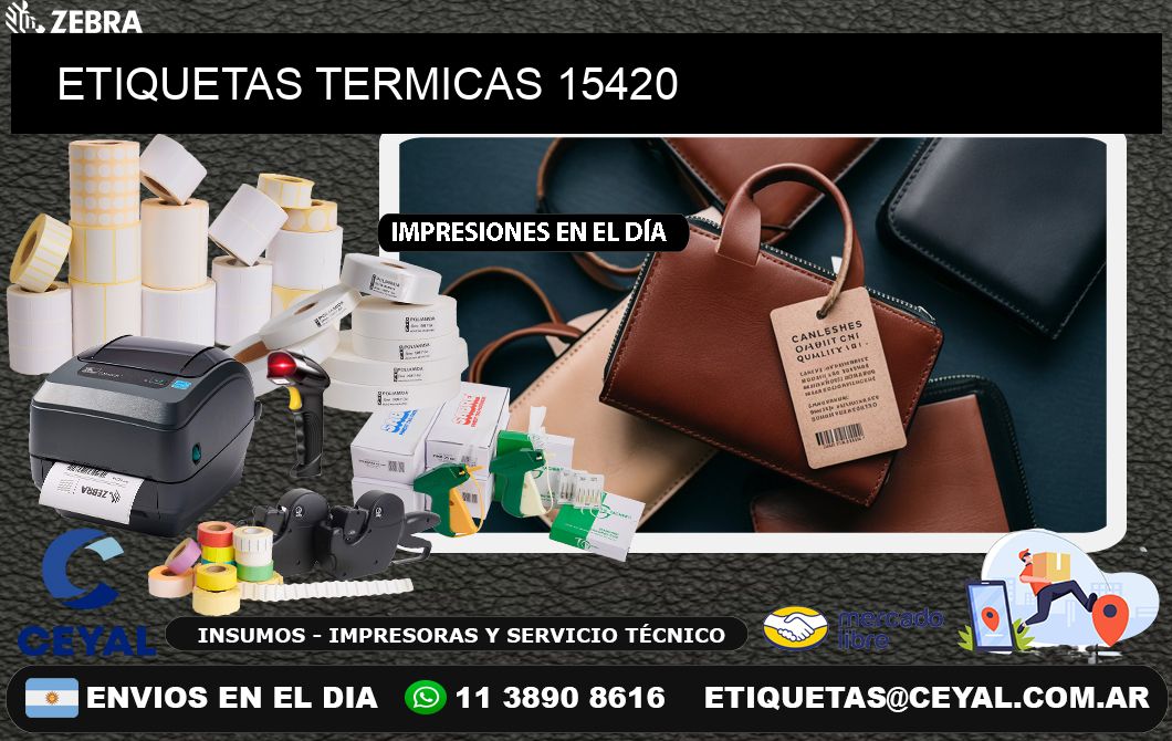 ETIQUETAS TERMICAS 15420