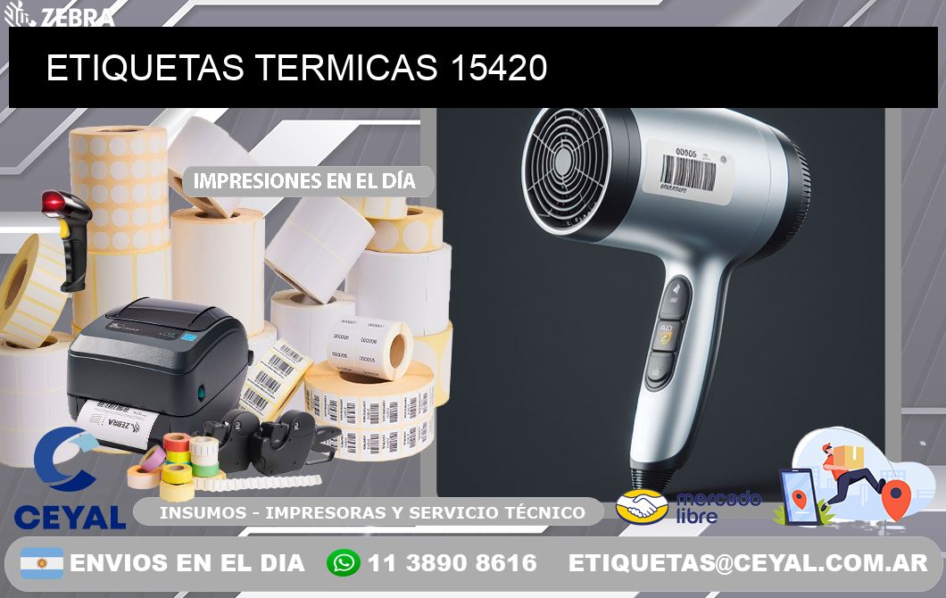 ETIQUETAS TERMICAS 15420