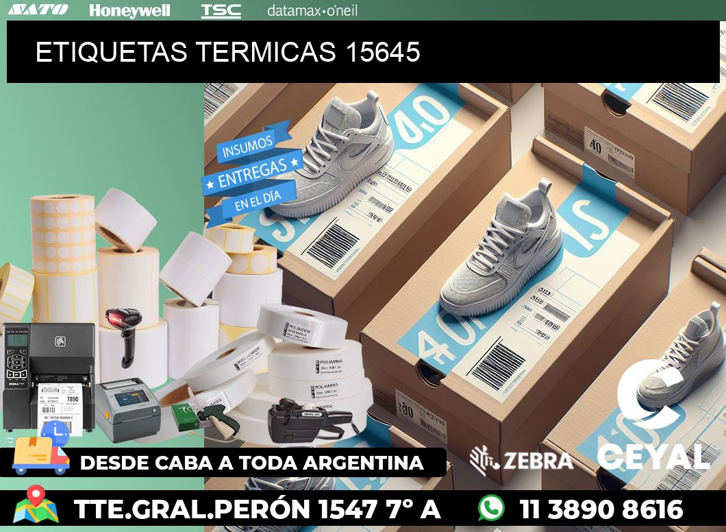ETIQUETAS TERMICAS 15645