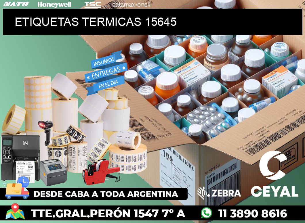 ETIQUETAS TERMICAS 15645