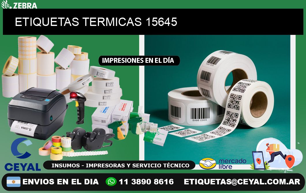 ETIQUETAS TERMICAS 15645