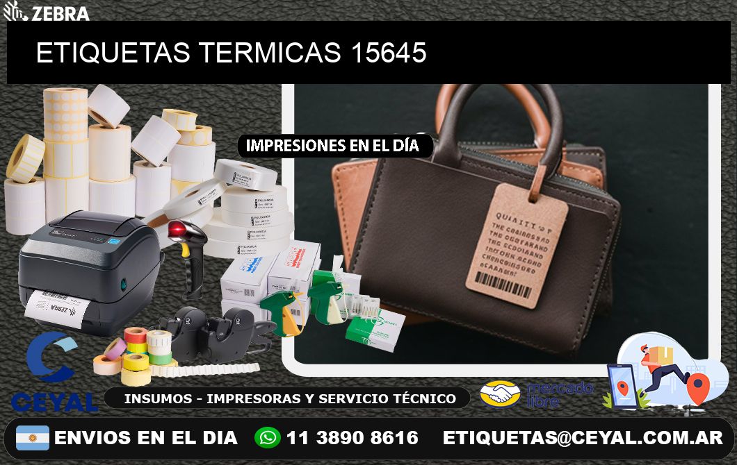 ETIQUETAS TERMICAS 15645