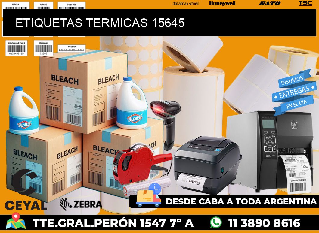 ETIQUETAS TERMICAS 15645