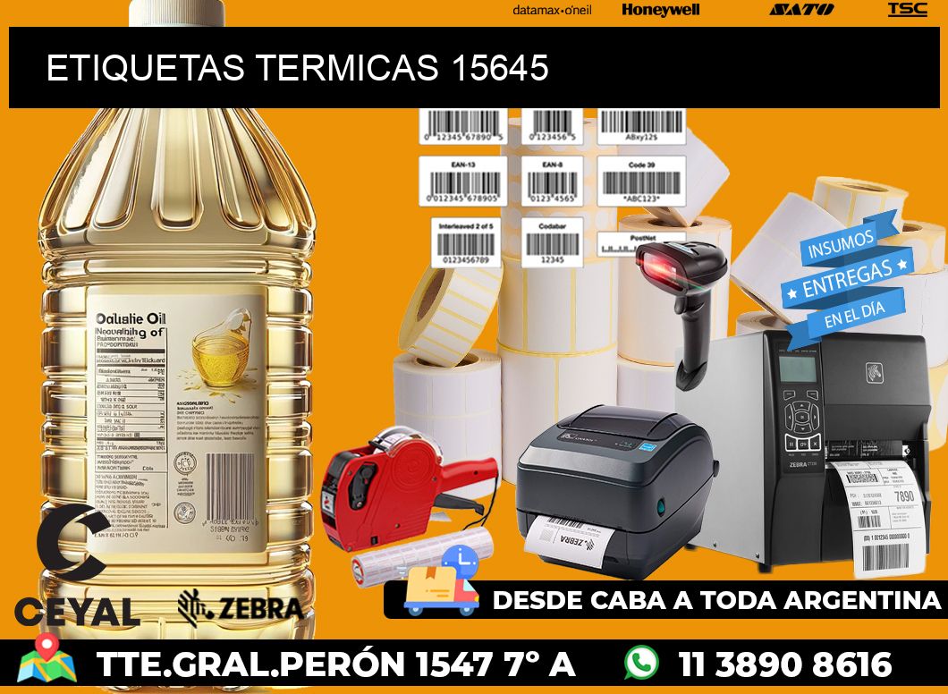 ETIQUETAS TERMICAS 15645