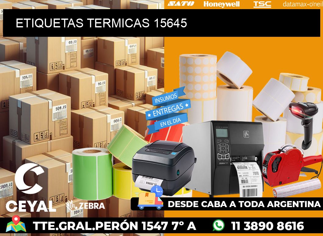 ETIQUETAS TERMICAS 15645