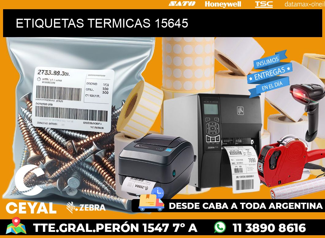 ETIQUETAS TERMICAS 15645