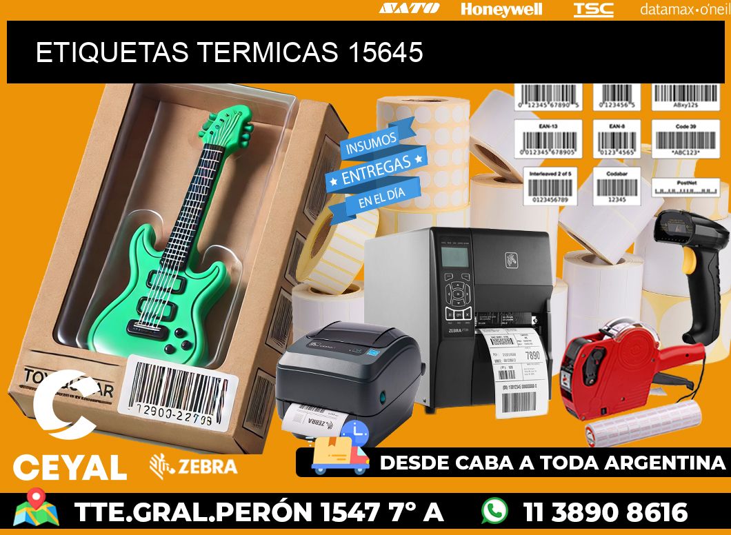 ETIQUETAS TERMICAS 15645