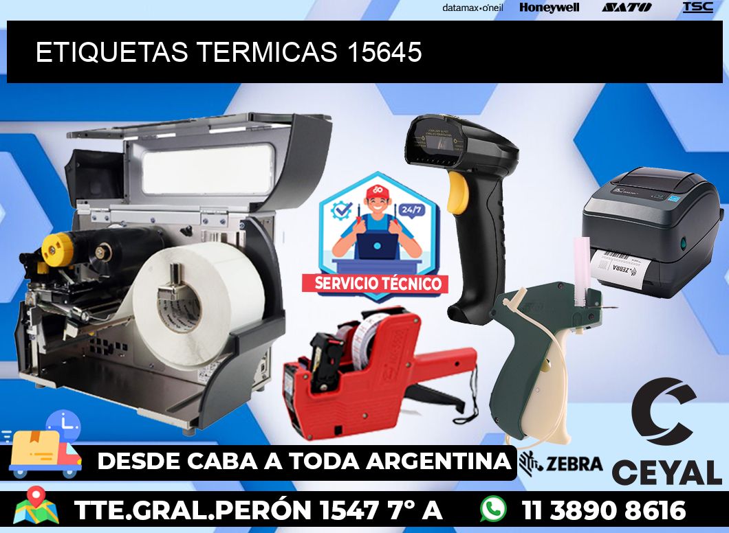 ETIQUETAS TERMICAS 15645