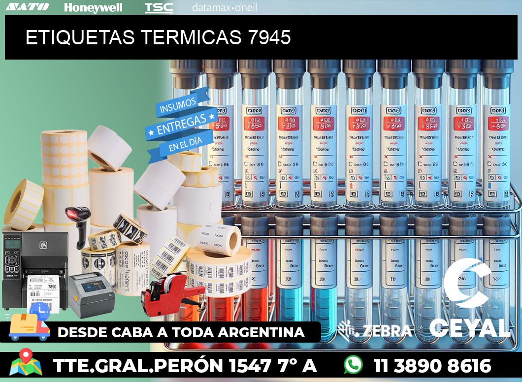 ETIQUETAS TERMICAS 7945