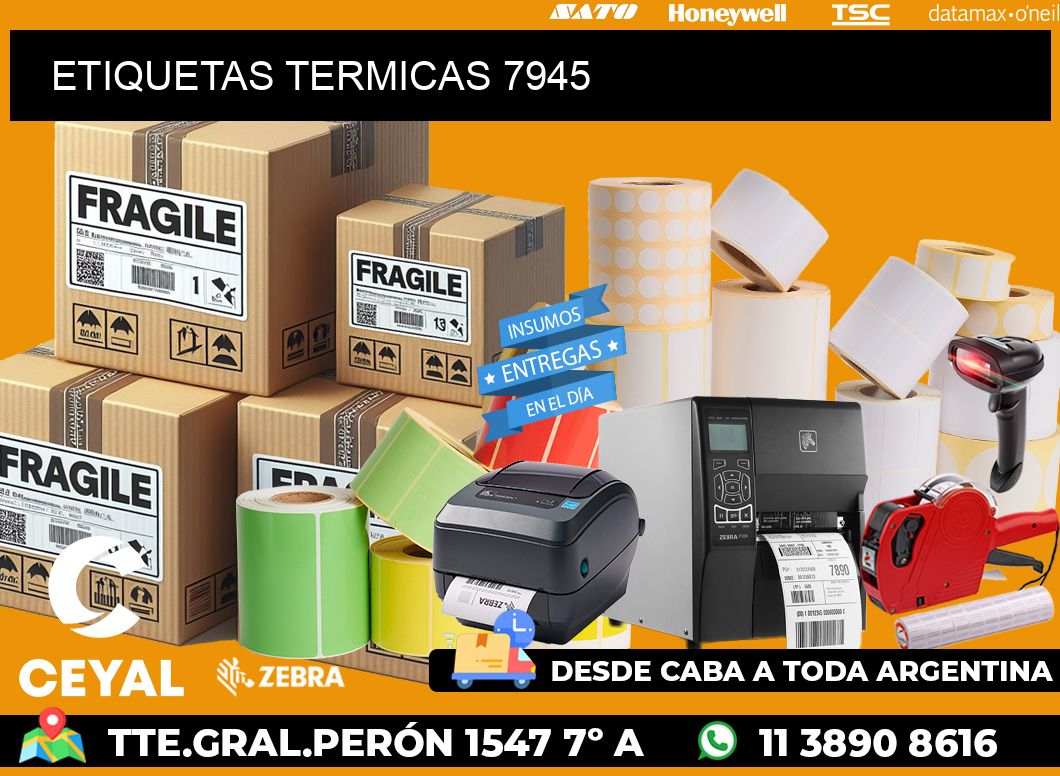 ETIQUETAS TERMICAS 7945