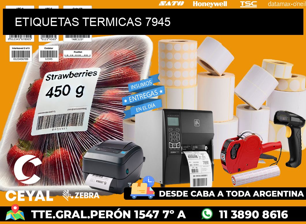 ETIQUETAS TERMICAS 7945