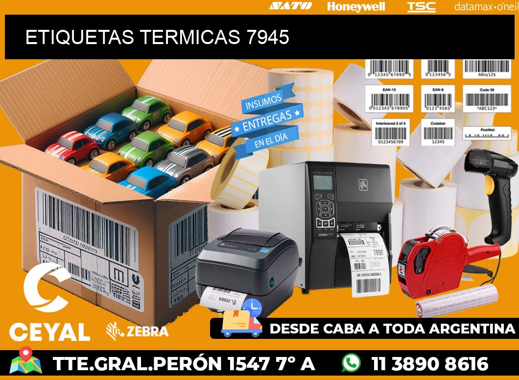 ETIQUETAS TERMICAS 7945