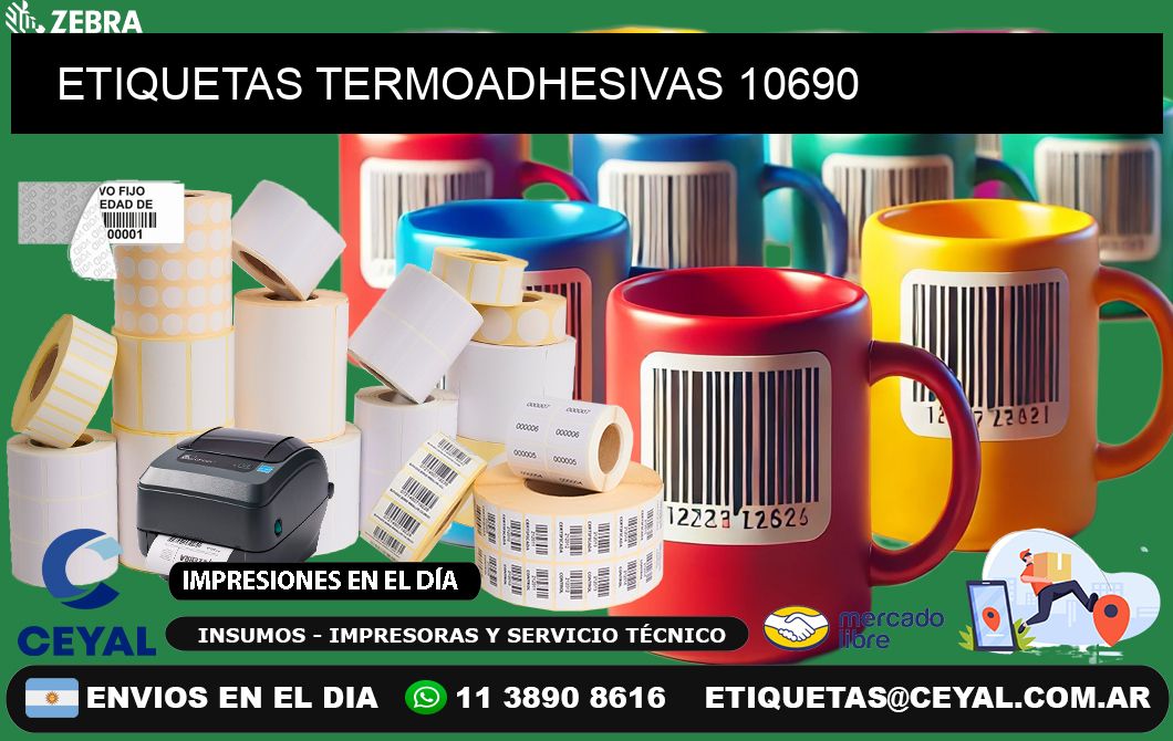 ETIQUETAS TERMOADHESIVAS 10690