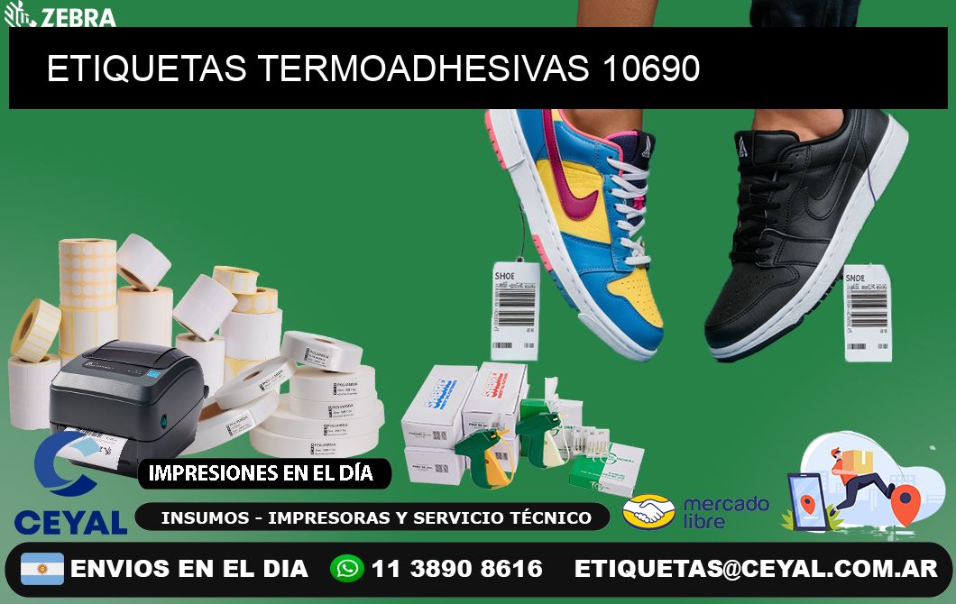 ETIQUETAS TERMOADHESIVAS 10690