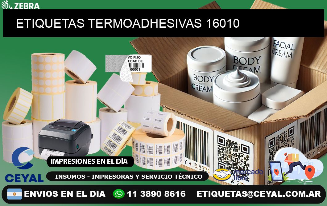 ETIQUETAS TERMOADHESIVAS 16010