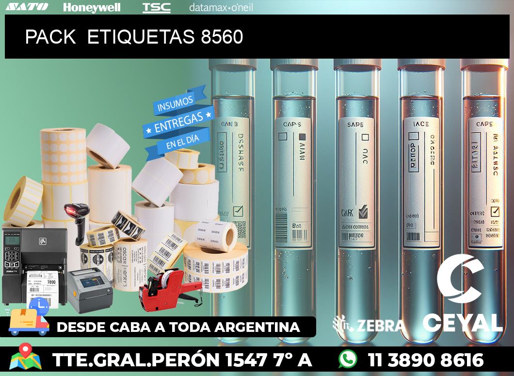 PACK ETIQUETAS 8560