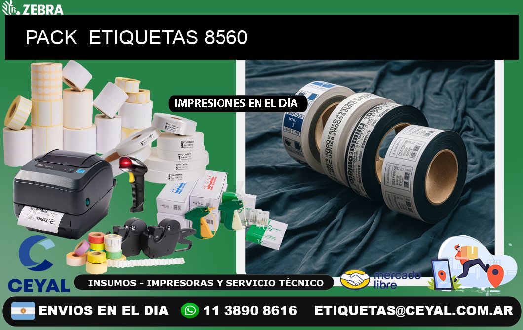PACK ETIQUETAS 8560