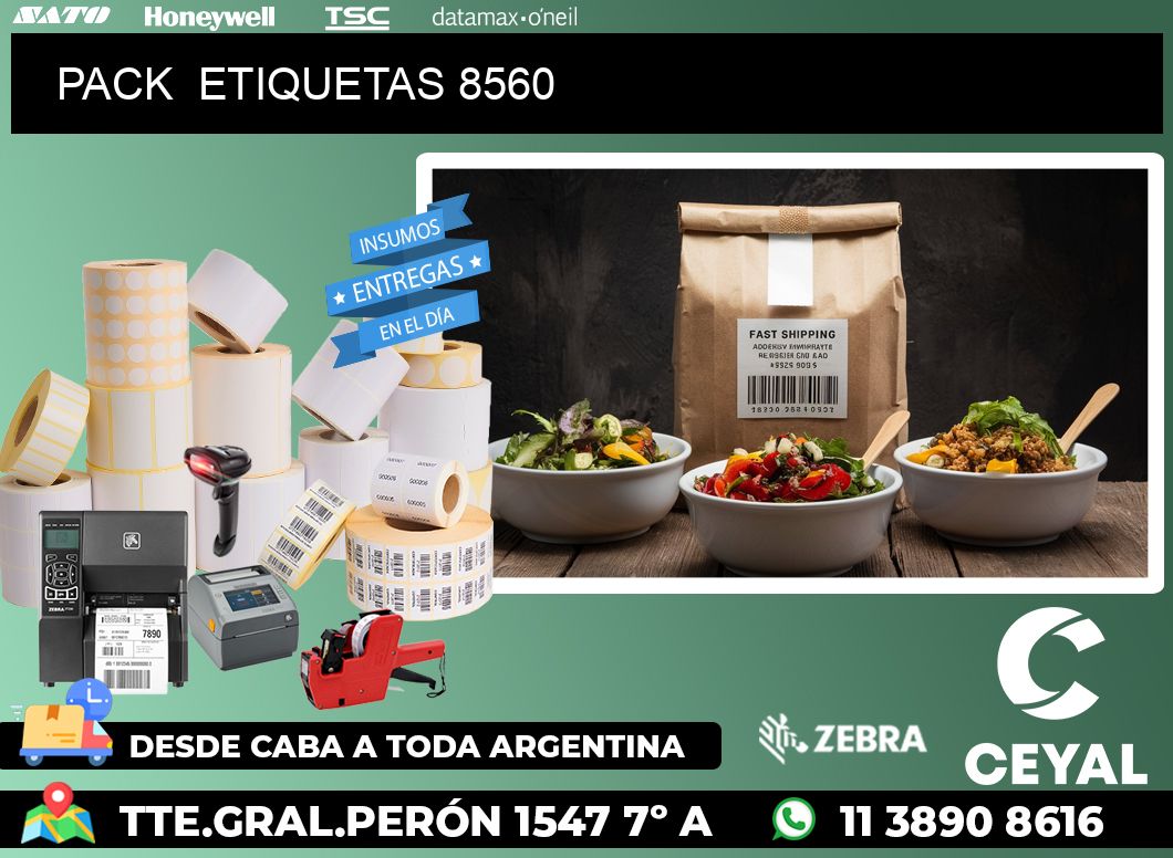 PACK ETIQUETAS 8560