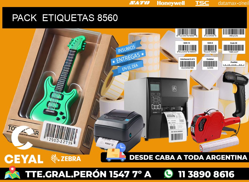 PACK ETIQUETAS 8560