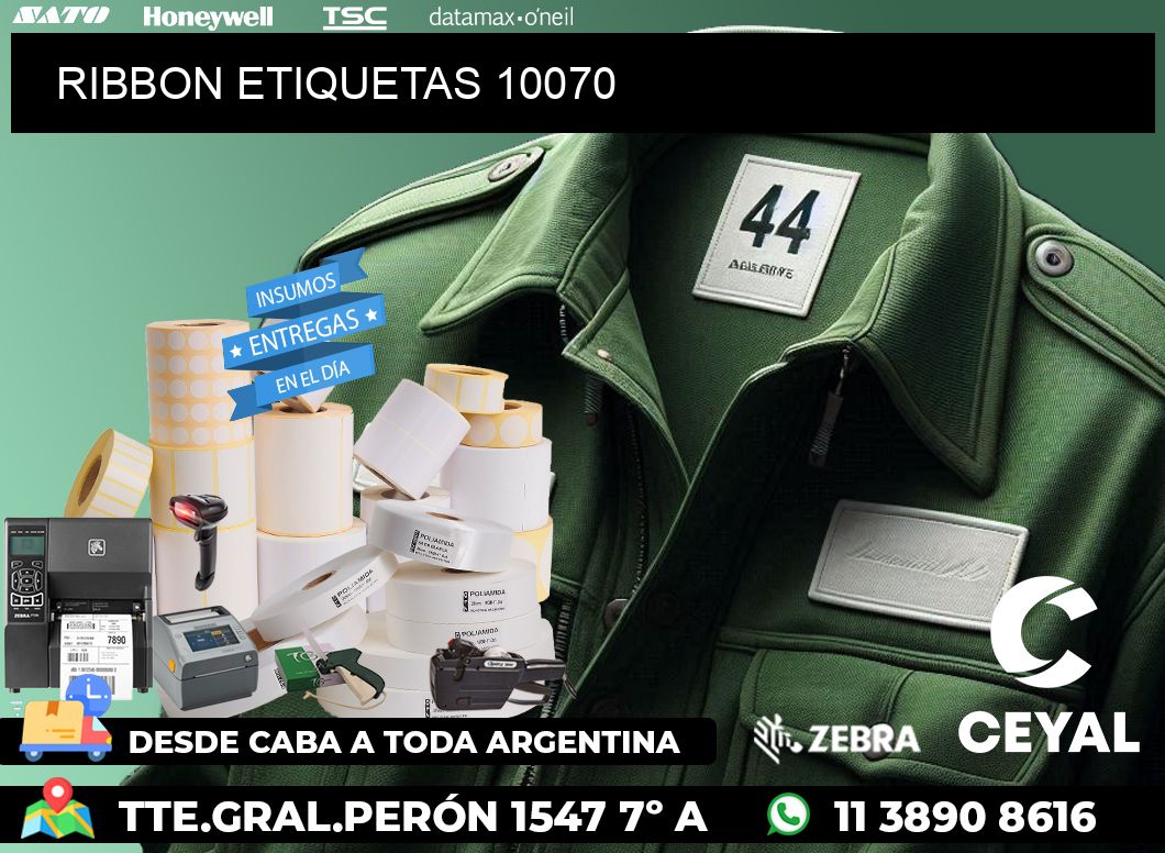 RIBBON ETIQUETAS 10070