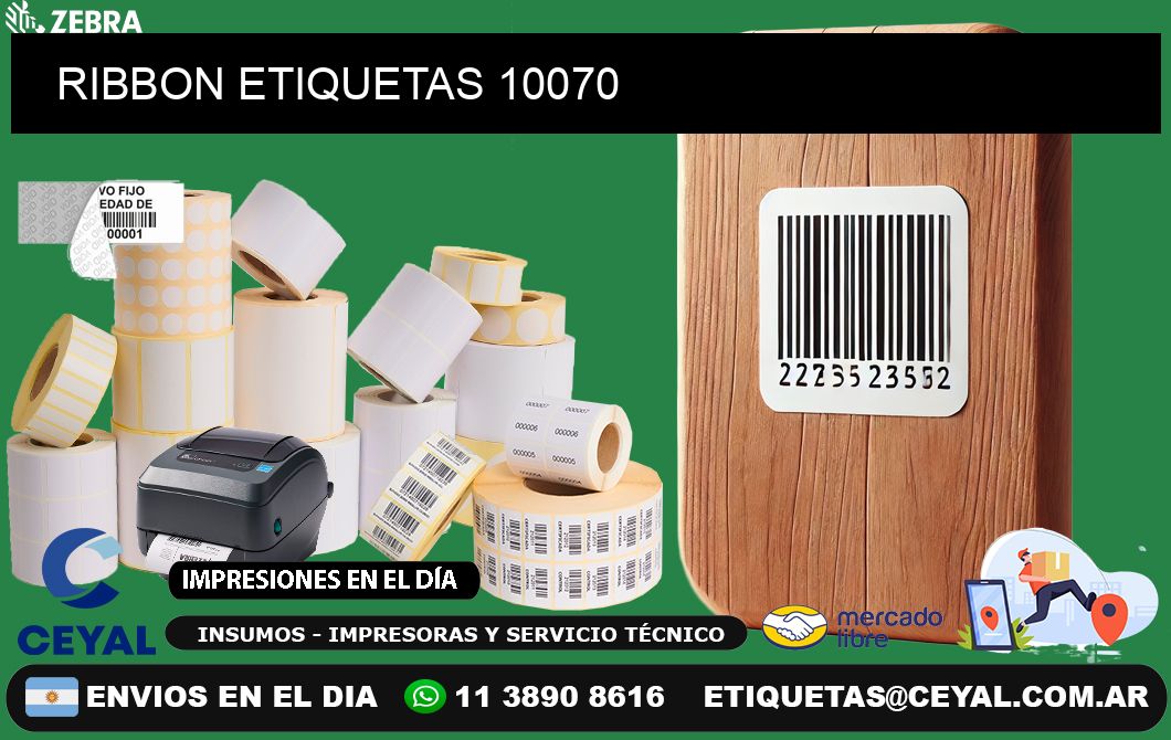 RIBBON ETIQUETAS 10070