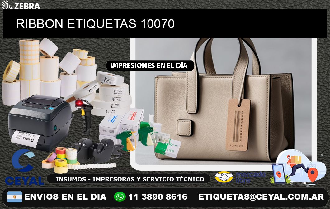 RIBBON ETIQUETAS 10070