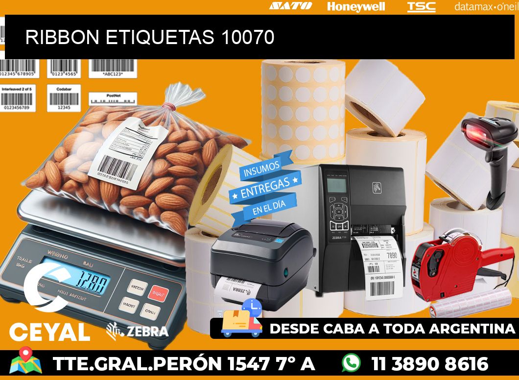 RIBBON ETIQUETAS 10070