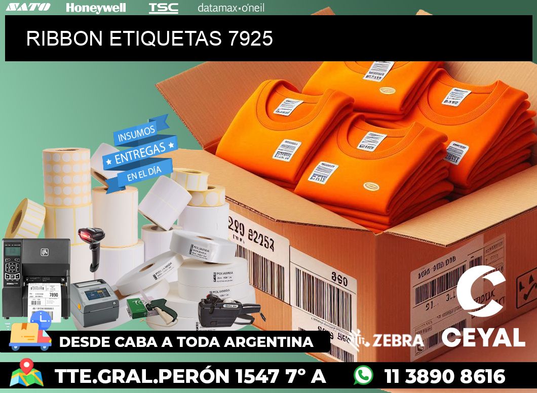 RIBBON ETIQUETAS 7925