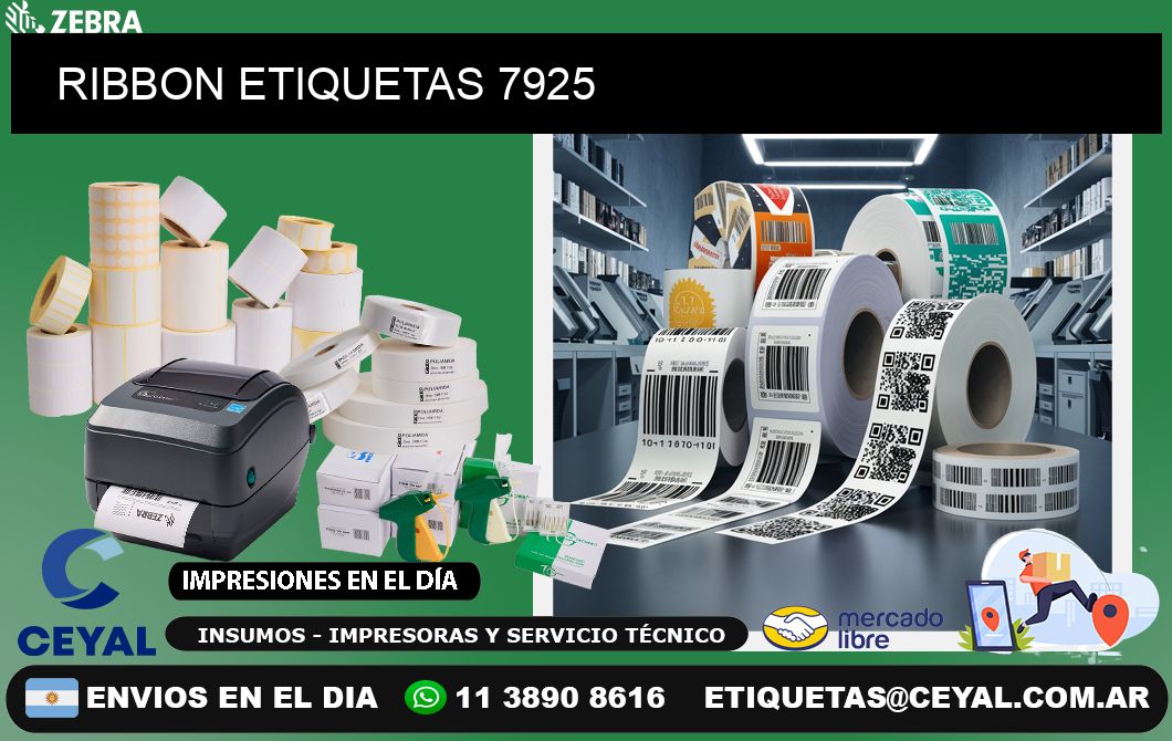 RIBBON ETIQUETAS 7925