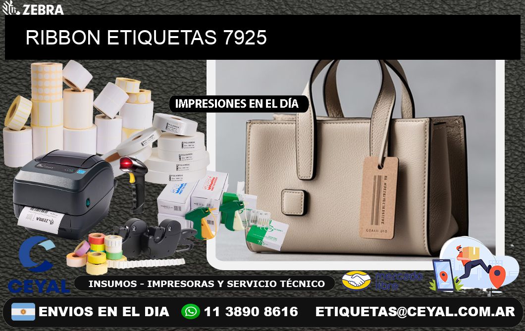 RIBBON ETIQUETAS 7925