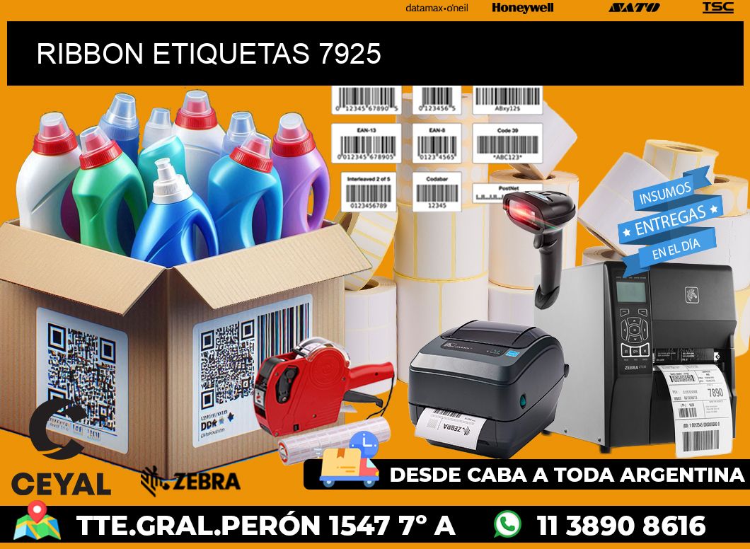 RIBBON ETIQUETAS 7925