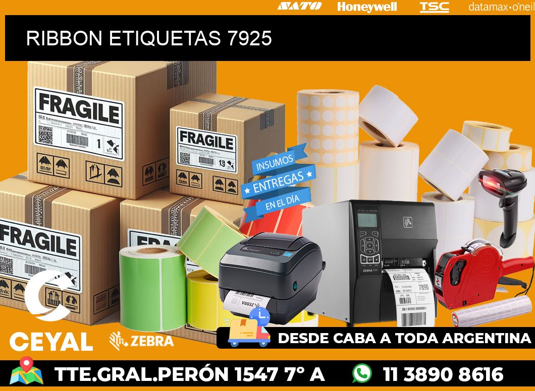 RIBBON ETIQUETAS 7925