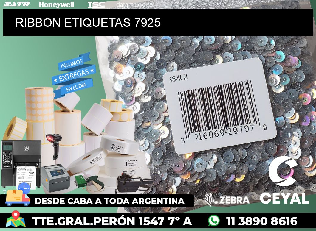 RIBBON ETIQUETAS 7925