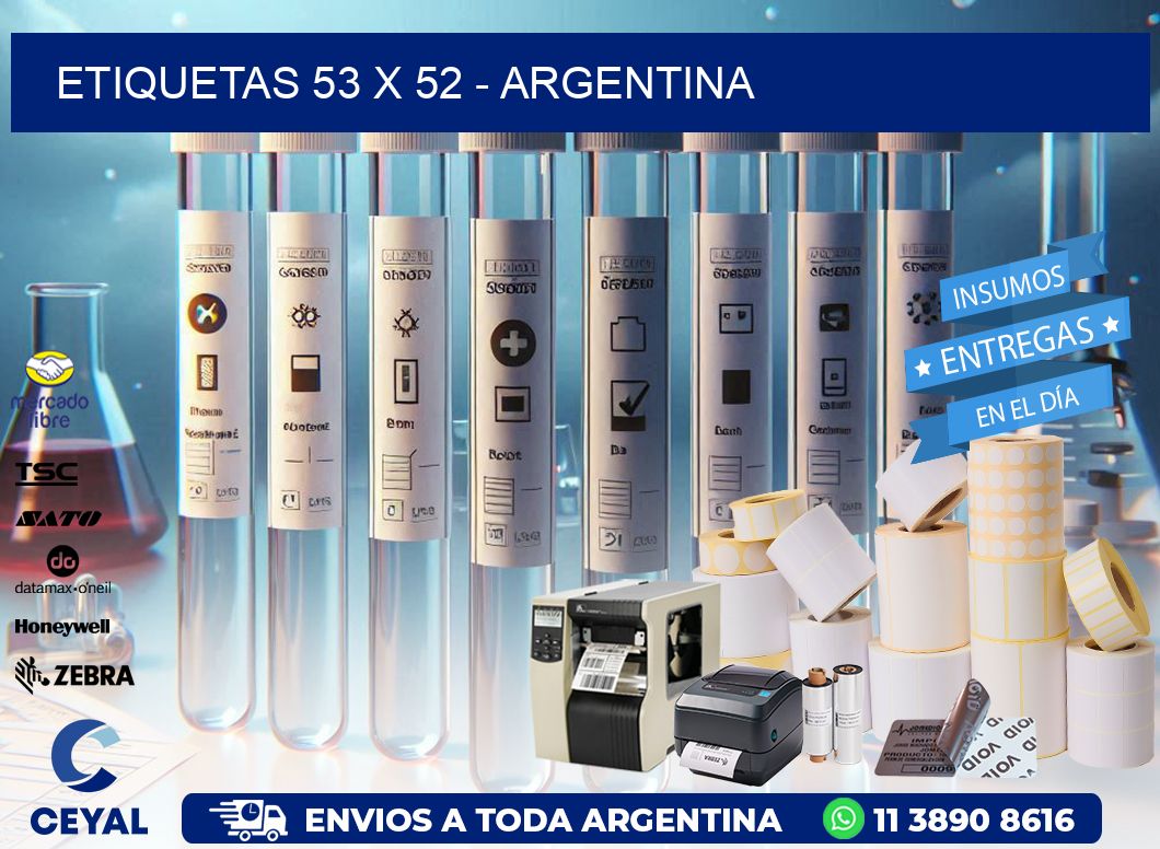 ETIQUETAS 53 x 52 - ARGENTINA